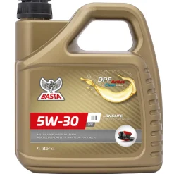 Basta Motorolje 5W-30 helsyntetisk 4 liter - | Motorolje & Spylervæske