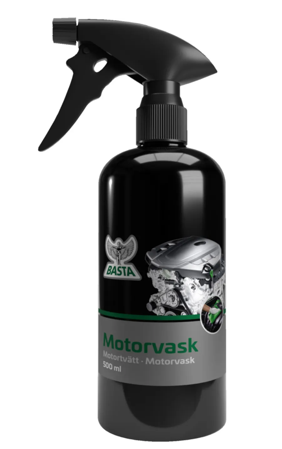 Basta Motorvask 500 ml - | Rengjørings- & Poleringsmidler