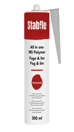 Stabile MS fuge all in one grå 300 ml - | Monteringslim