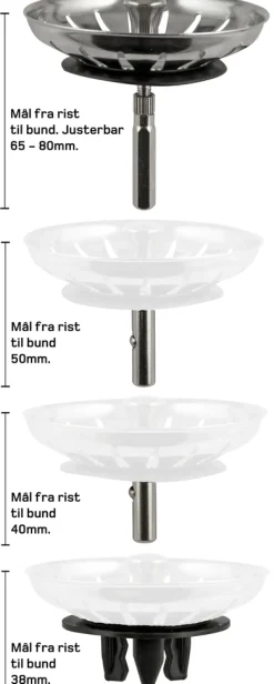 Multisil til kjøkkenvask Ø79 mm | Reservedeler Til Kjøkkenvasker