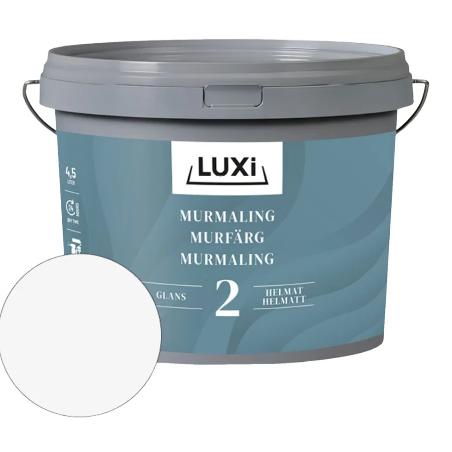 Luxi Murmaling 4,5 liter - | Murmaling|Tak-, Mur- & Sokkelmaling