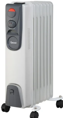 Grad Oljeradiator 7 ribber, 3 varmetrinn - | Radiatorer