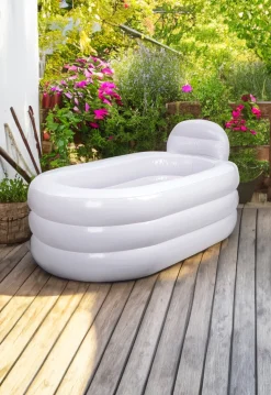 Oppblåsbart badekar 131 x 79 x 67 cm | Campingutstyr|Badekar