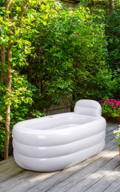 Oppblåsbart badekar 131 x 79 x 67 cm | Campingutstyr|Badekar