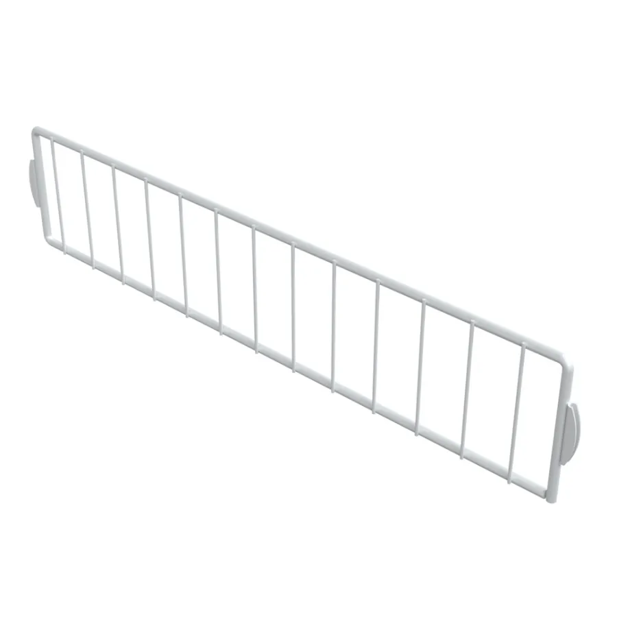 Integri Oppdeler trådkurv 411 x 88 mm hvit - | Garderobeinnredning