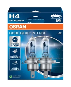 Osram bilpære H4 Cool Blue Intense - 2 stk. | Bilpærer