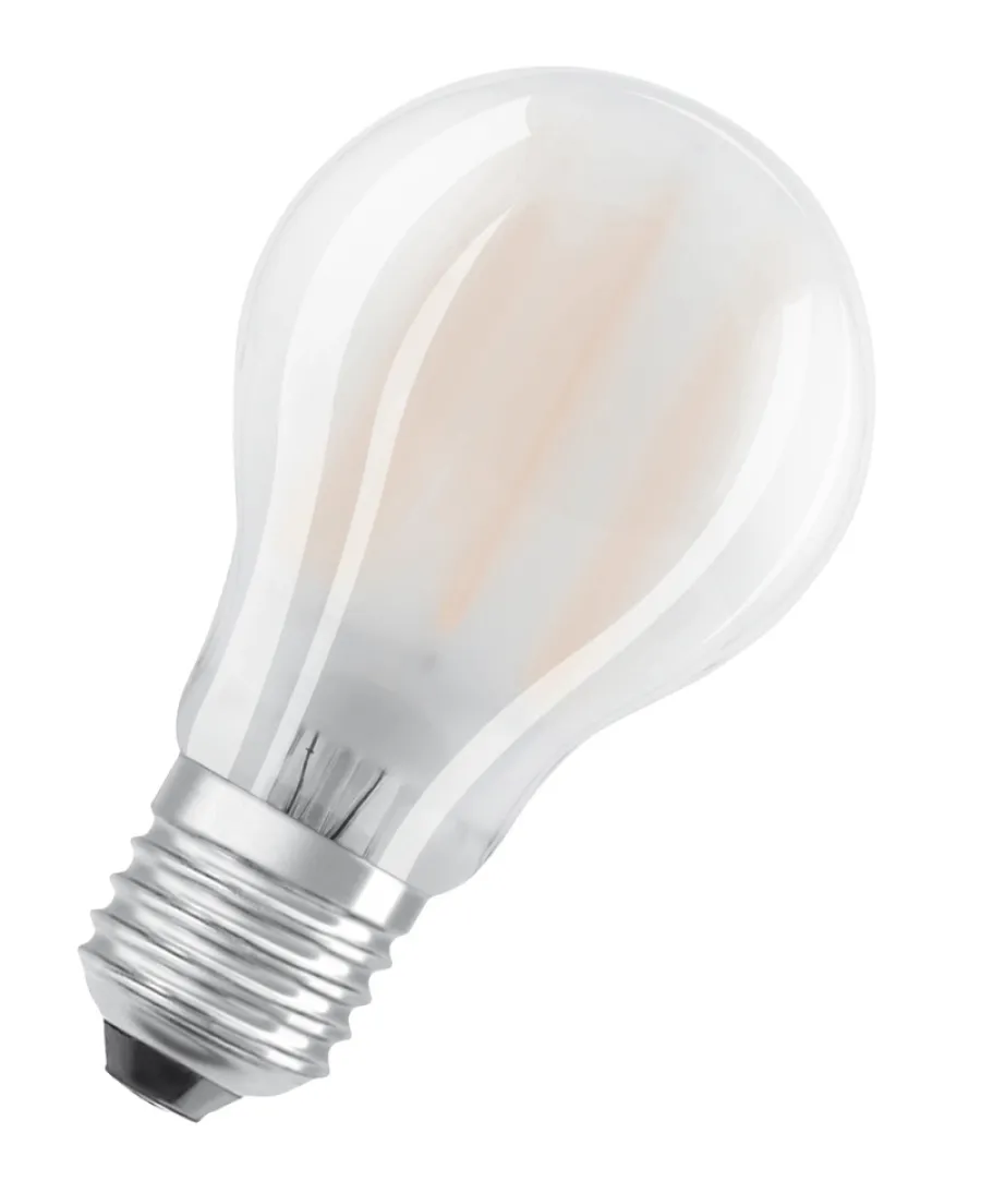 Osram LED Base matt standardpære E27 7 W 3-pk | Led-Pærer