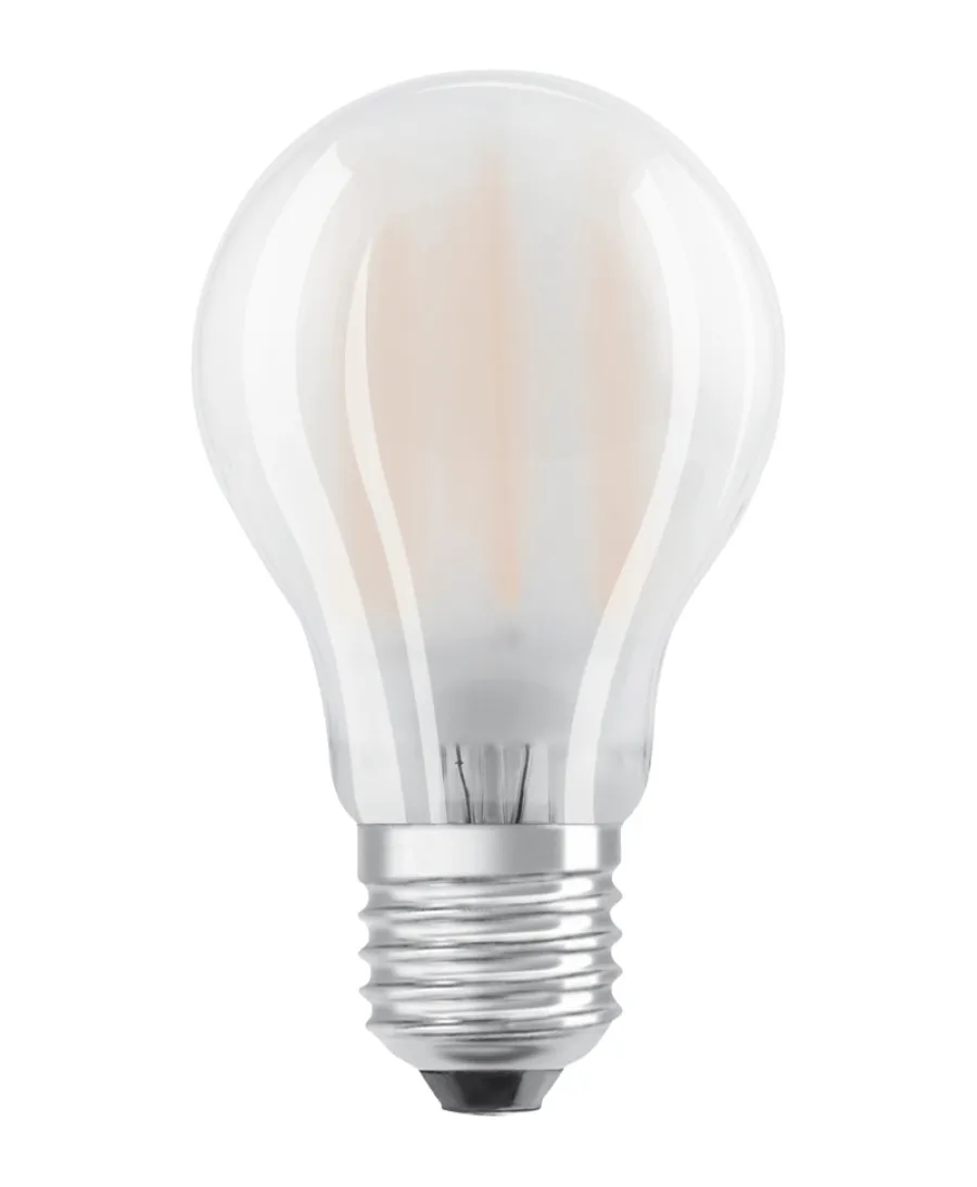 Osram LED Base matt standardpære E27 7 W 3-pk | Led-Pærer