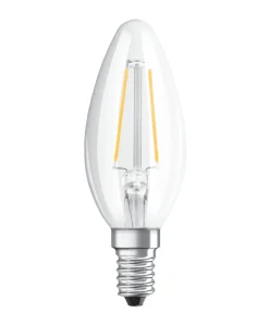 Osram LED Star Classic klar kertepære E14 2,5 W | Led-Pærer