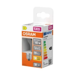 Osram LED Star Classic klar kronepære E27 4 W | Led-Pærer
