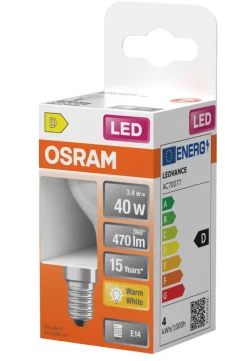 Osram LED Star Classic matt sparepære E14 4 W | Led-Pærer