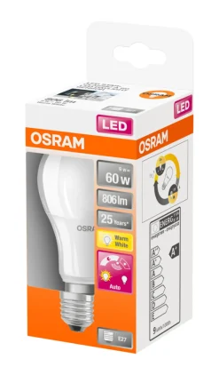 Osram LED Star Classic sensorpære E27 8,5 W | Led-Pærer