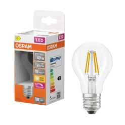Osram LED Superstar Classic klar standard dimbar E27 5 W | Led-Pærer