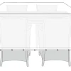 Sunlife Overtrekk til hagemøbelsett L170 x B130 x H85 cm - | Overtrekk Til Parasoller & Hagemøbler