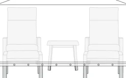 Sunlife Overtrekk til hagemøbelsett L170 x B130 x H85 cm - | Overtrekk Til Parasoller & Hagemøbler