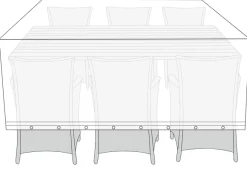Sunlife Overtrekk til hagemøbelsett L220 x B130 x H85 cm - ® | Overtrekk Til Parasoller & Hagemøbler