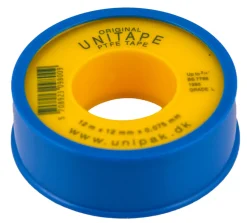 Unipak Pakktape Original Unitape 12 mm x 12 meter | Gulvvarme