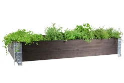 Scan-Pot Pallekarm svartbeiset 19 mm, 80 x 120 x 20 cm | Plantebord & Høybed