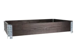 Pallekarm svart 120 x 80 cm | Plantebord & Høybed