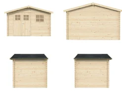 Palmako redskapsbod Lotta 5,6 m² 320 x 205 cm | Redskapsboder|Hytter & Boder