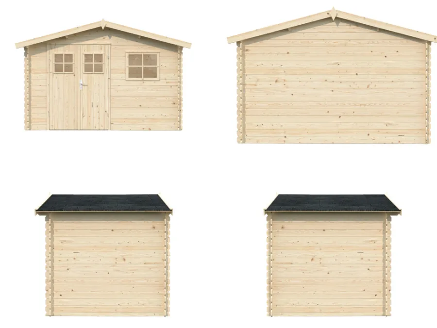 Palmako redskapsbod Lotta 5,6 m² 320 x 205 cm | Redskapsboder|Hytter & Boder
