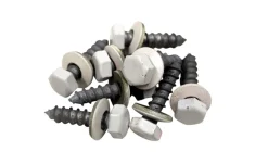 Palmako skruer 35 x 8 mm med skive - 8 stk. | Skruer|Stolper & Påler