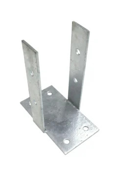 Palmako stolpefot med plate 90 x 90 mm | Stolper & Påler