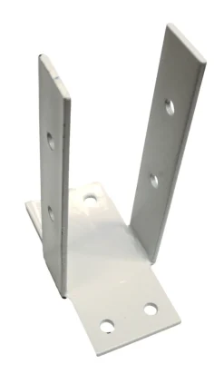 Palmako stolpefot med plate 90 x 90 mm | Stolper & Påler