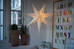 Stemning Papirstjerne med LED-lys Ø60 cm | Dekorativ Belysning - Innendørs