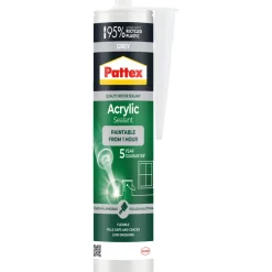 Pattex akrylfugemasse grå 280 ml | Akryl