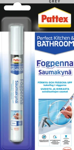 Pattex Fugepenn grå 7 ml | Rengjøringsmidler