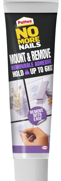 Pattex No More Nails Mount & Remove 44 gram | Monteringslim