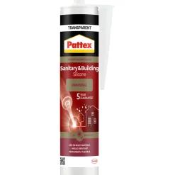 Pattex sanitær- og byggsilikon klar 280 ml | Silikon