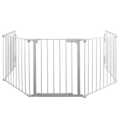 Glöd Peisgitter hvit 5-delt 135 x 75,5 x 115 cm - | Tilbehør Til Vedovner