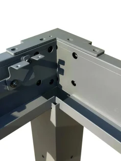 Pergola 3 x 3 x 2,3 meter mørkegrå | Paviljonger & Partytelt