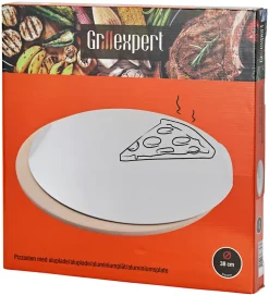 Grillexpert Pizzastein Ø38 cm med alubakeplate - | Grilltilbehør|Pizzaovn & Tilbehør