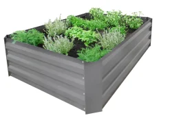 Gardenlife Land Plantekasse galvanisert modell Easy M u/bunn | Plantebord & Høybed
