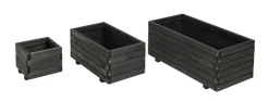Plantekassesett 3 stk. | Krukker|Plantebord & Høybed