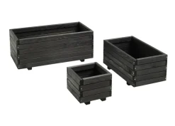 Plantekassesett 3 stk. | Krukker|Plantebord & Høybed