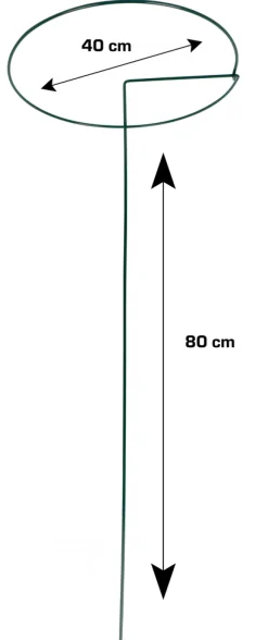 Home it Plantestøtte 70 cm | Bindetråd & Blomsterpinne