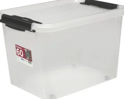 Plast1 oppbevaringsboks m/lokk klar - SystemBox 60 | Oppbevaring