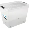 Plast1 plastboks m/lokk klar - BoxOne 80 | Oppbevaring