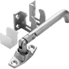 PN sikringsbeslag m/sperre silver | Dør- & Vindusbeslag
