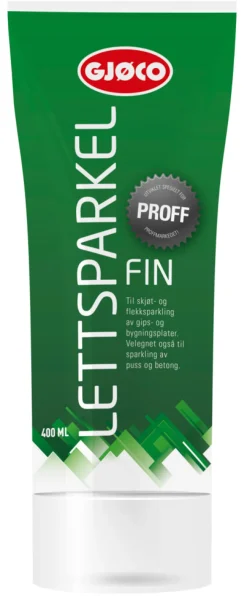 Gjøco Proff lettsparkel fin 400 ml - | Sparkelmasse