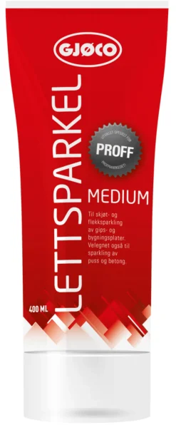 Gjøco Proff lettsparkel medium 400 ml - | Sparkelmasse
