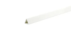 Profillist/plakatlist trekantet hvit pvc - 1 meter | Profillister