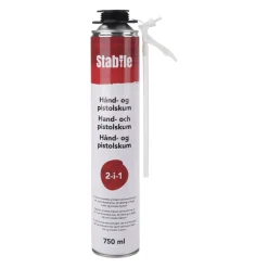 Stabile PU-skum 2-i-1 750 ml | Fugeskum