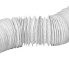 PVC flexslange Ø102 mm x 1 meter hvit | Ventilasjon