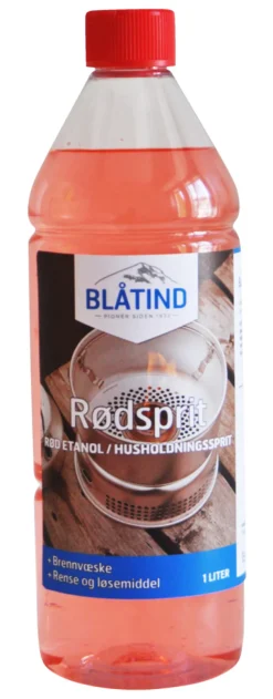Blåtind Rødsprit 1 liter | Øvrige Kjemikalier