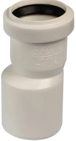 Reduksjonsrør hvit 50 mm x 40 mm | Avløpsrør